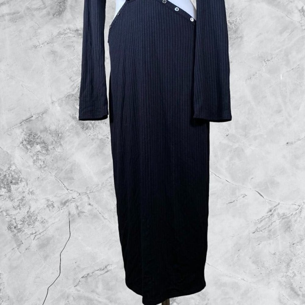 Lovers and Friends Jordy Knit Midi Dress - Black - Picture 7 of 10
